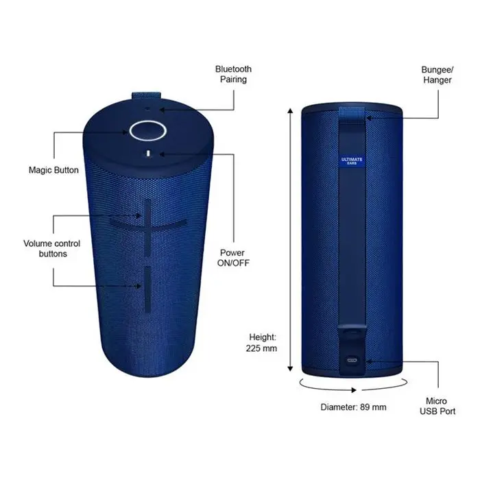 اسپیکر قابل حمل اولتیمیت ایرز MEGABOOM 3 Black -gallery-1