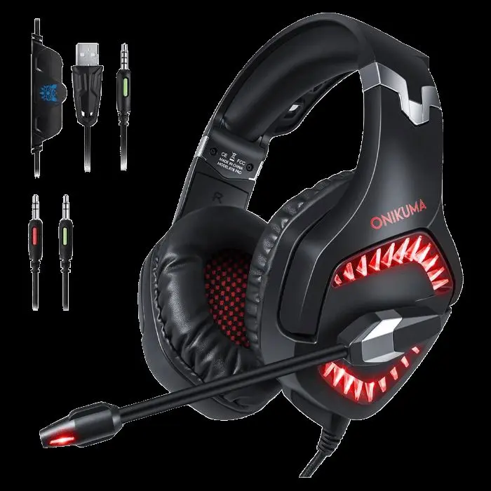 هدست مخصوص بازی اونیکوما مدل k18 RED -gallery-7