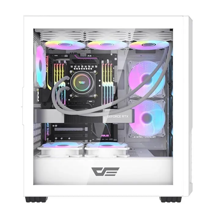 کیس کامپیوتر گیمینگ دارک فلش DF2100 ATX White -gallery-9