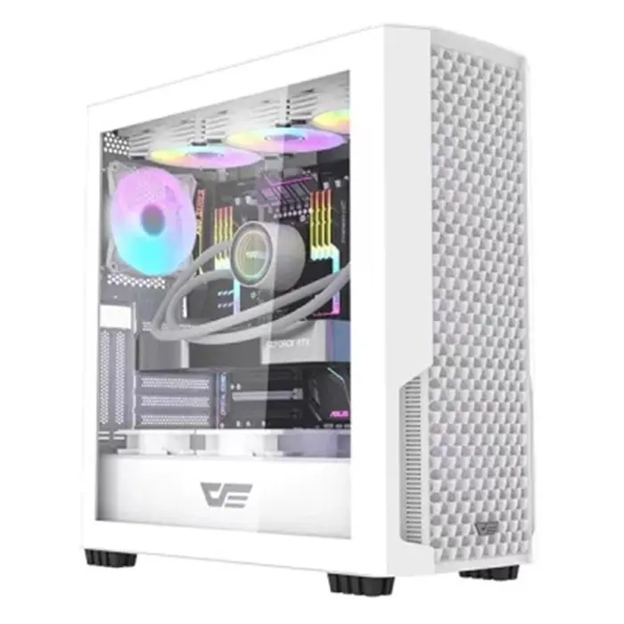 کیس کامپیوتر گیمینگ دارک فلش DF2100 ATX White -gallery-6