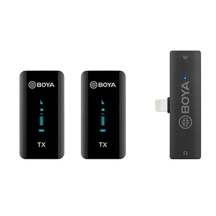 میکروفون یقه ای بی سیم بویا مدل BY-XM6-S4 رابط Lightning -gallery-4