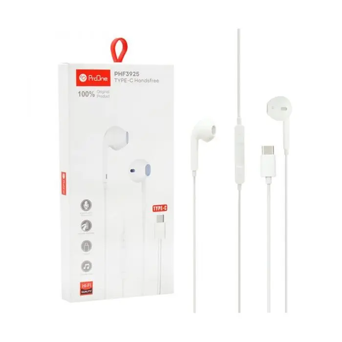 هدفون داخل گوش با سیم پرو وان مدل PHF3925 (M11) Type-C -gallery-3
