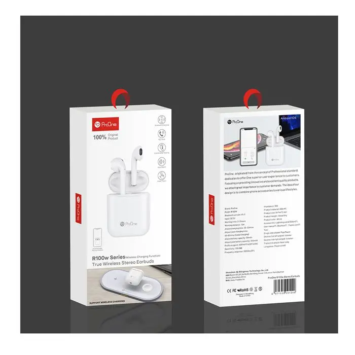هندزفری بلوتوث دو تایی پرووان مدل ProOne R100W -gallery-3