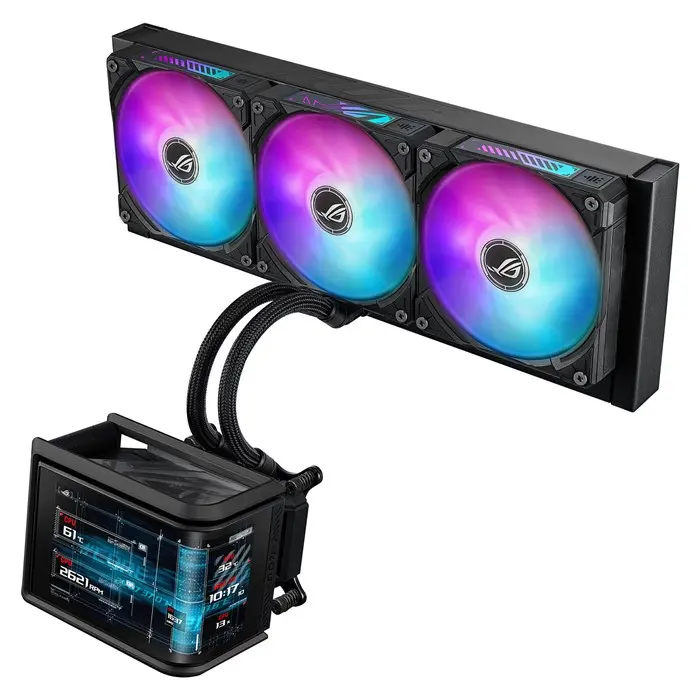 فن خنک کننده مایع پردازنده ایسوس مدل ASUS ROG Ryuo IV SLC 360 ARGB -gallery-5