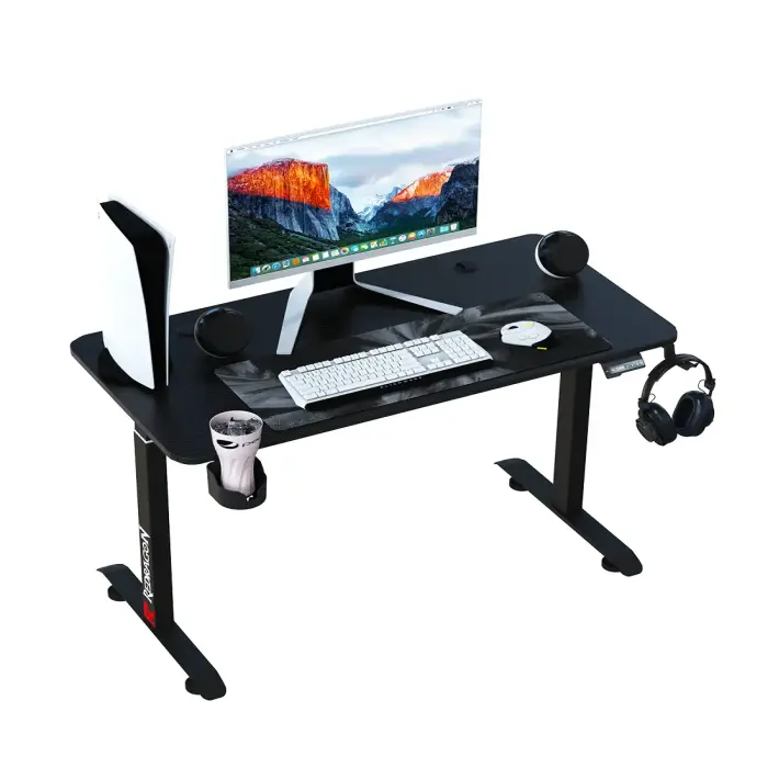 میز کامپیوتر گیمینگ موتور دار ردراگون مدل GD 3500G M BLACK 140cm -gallery-9