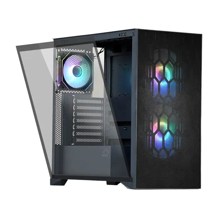 کیس گیمینگ مشکی تسکو مدل GC4508 Thunderwave -gallery-7
