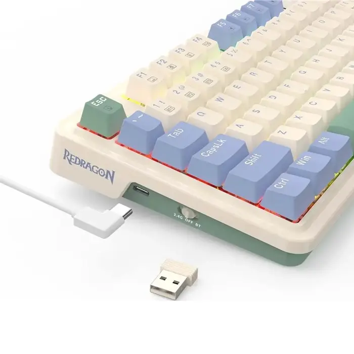 کیبورد مکانیکی ردراگون مدل Redragon K673 Pro RGB سوئیچ قرمز -gallery-5