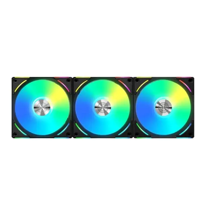 فن کیس لیان لی پک سه عددی مدل UNI FAN AL120 V2 Black -gallery-5