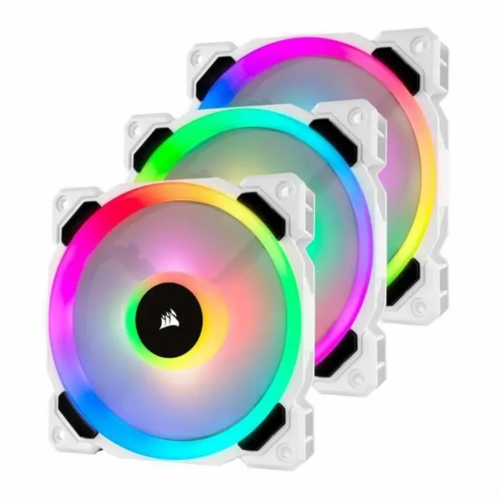 فن کیس کورسیر LL120 RGB White بسته 3 عددی -gallery-3