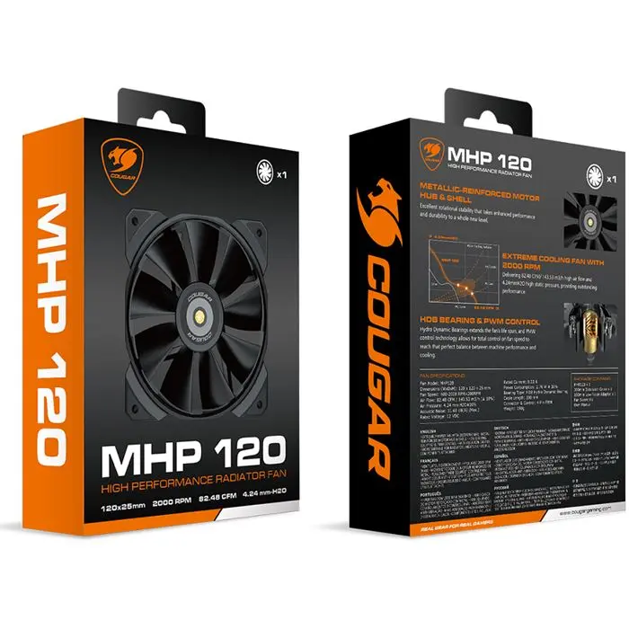 فن کیس کوگار مدل MHP120 Black -gallery-4