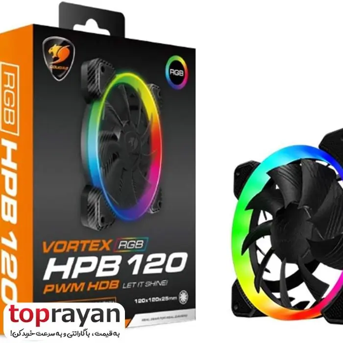 فن کیس کاگر مدل VORTEX RGB HPB 120 Cooling Kit -gallery-4