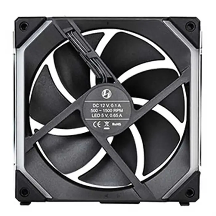 خنک کننده کیس لیان لی مدل Lian li UNI Fan SL 2x 140 Black -gallery-1