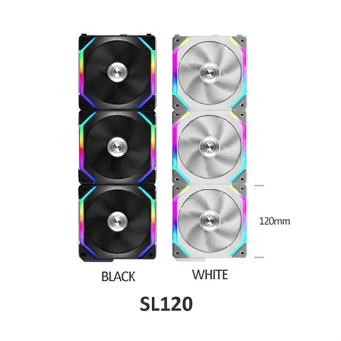 فن کیس لیان لی Lian Li UNI Fan SL 120 Triple White -gallery-1
