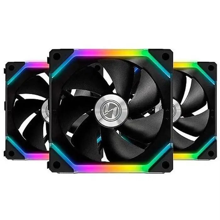 فن کیس لیان لی Lian li UNI Fan SL 120 Triple Black -gallery-2