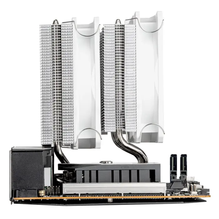 فن پردازنده سیلور استون مدل Hydrogon D120 White ARGB V2 -gallery-13