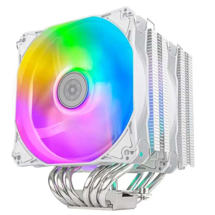 فن پردازنده سیلور استون مدل Hydrogon D120 White ARGB V2 -gallery-8