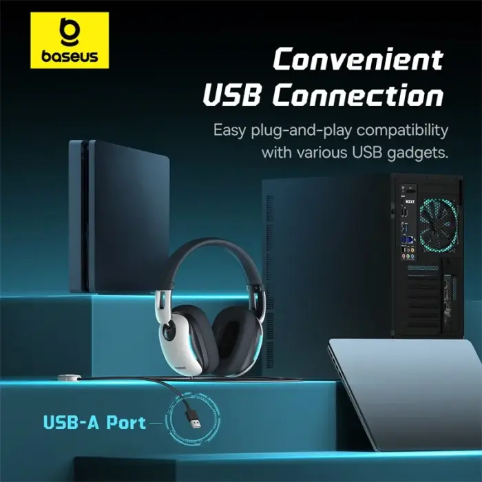 هدست باسیم گیمینگ بیسوس GoPlay 1+ Max Gaming -gallery-8