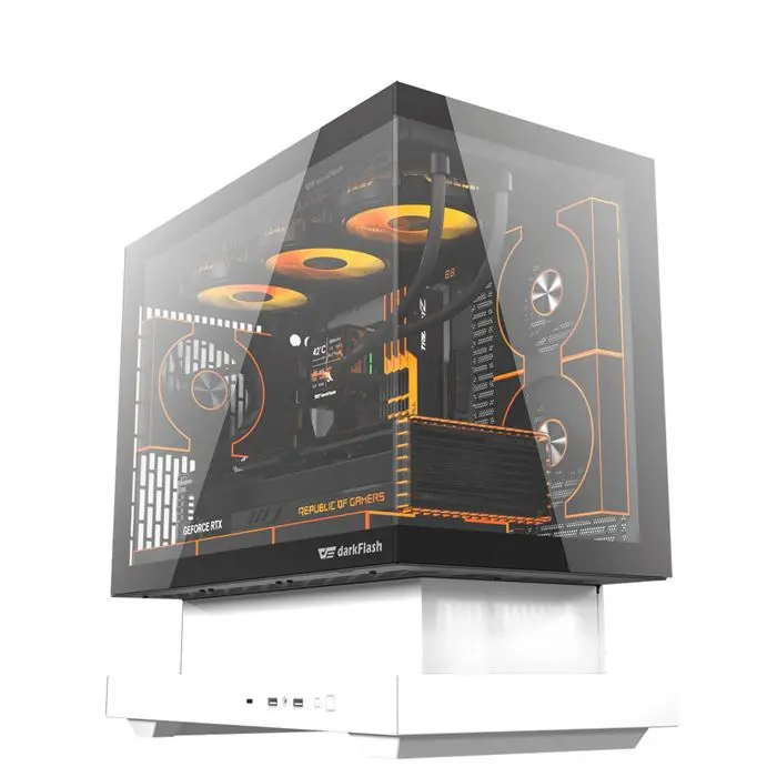 کیس کامپیوتر گیمینگ دارک فلش مدل FLOATRON F1 M-ATX B&W -gallery-12