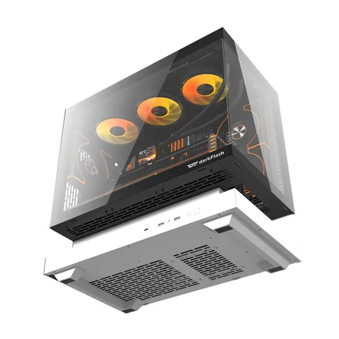 کیس کامپیوتر گیمینگ دارک فلش مدل FLOATRON F1 M-ATX B&W -gallery-16