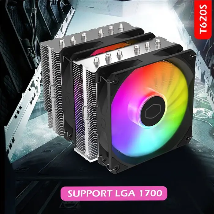 خنک کننده پردازنده کولر مستر مدل T620s ARGB LGA1700 -gallery-19