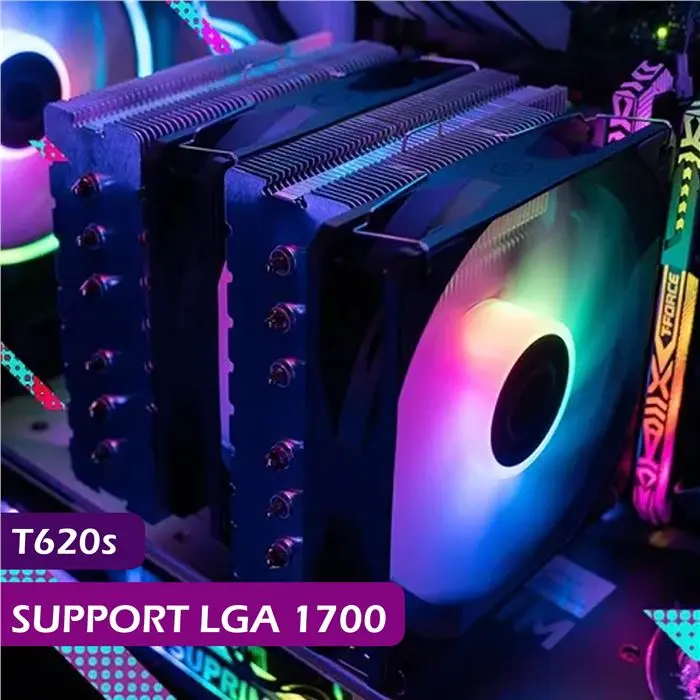 خنک کننده پردازنده کولر مستر مدل T620s ARGB LGA1700 -gallery-27
