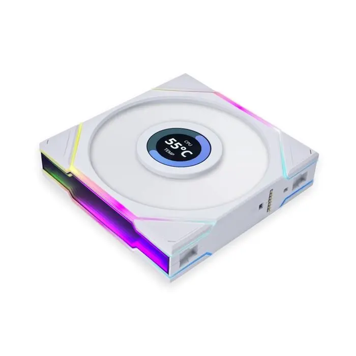 فن کیس لیان لی سفید مدل Uni Fan TL LCD Reverse Blade 120 RGB (3 عددی) -gallery-6