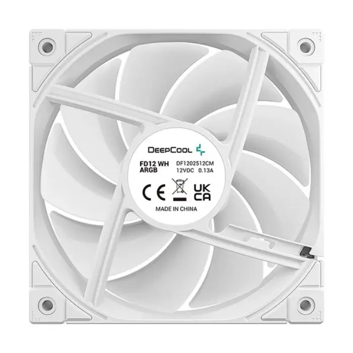 فن خنک کننده کیس کامپیوتر گیمینگ دیپ کول مدل FD12 ARGB White -gallery-8