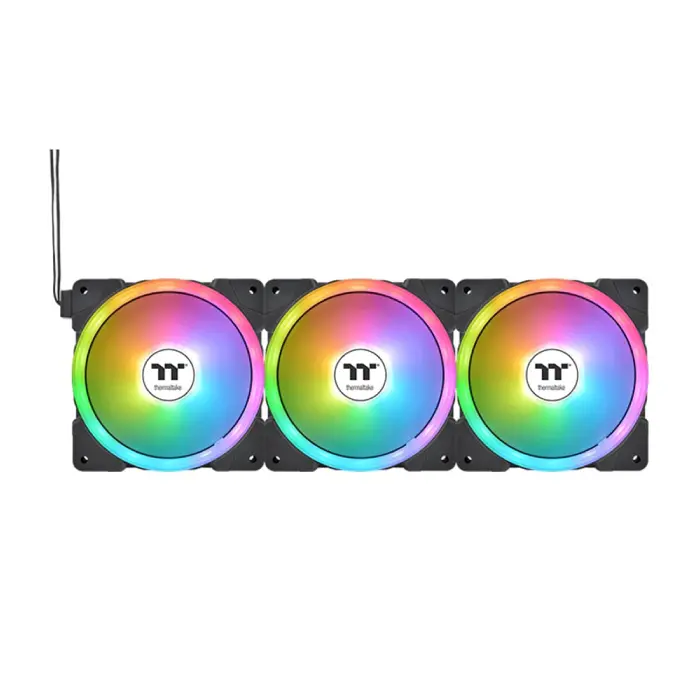 فن کیس ترمالتیک مدل SWAFAN EX12 ARGB PC Cooling Fan TT Premium Edition پک 3 عددی -gallery-5
