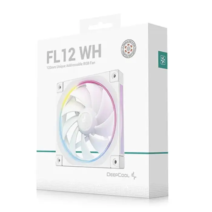 فن خنک کننده کیس کامپیوتر گیمینگ دیپ کول مدل FL12 WH -gallery-4
