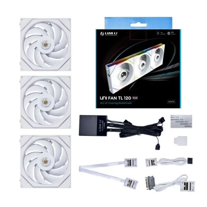 فن کیس لیان لی سفید مدل Uni Fan TL120 (3 عددی) -gallery-7