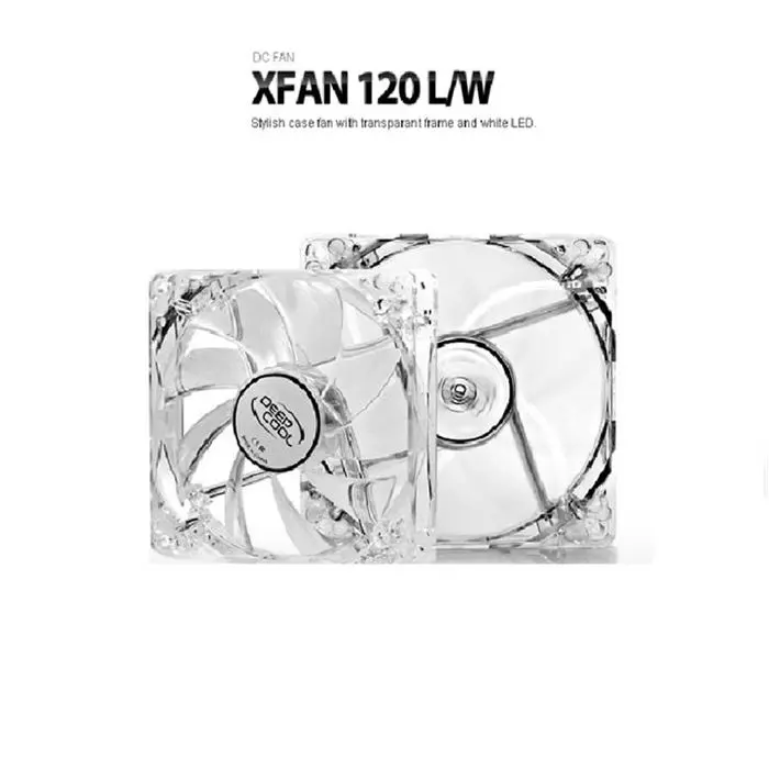 فن کیس دیپ کول مدل XFAN 120L/W Case -gallery-13