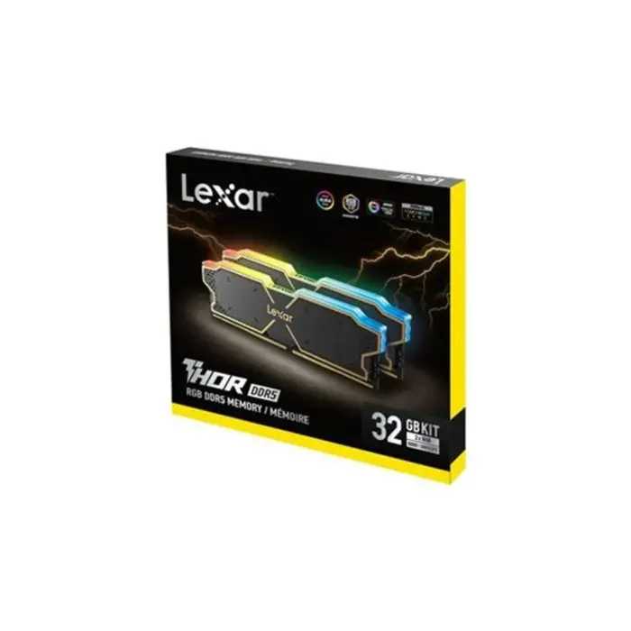 رم کامپیوتر DDR5 دو کاناله 6000 مگاهرتز CL38 لکسار Thor ظرفیت 32 گیگابایت -gallery-1