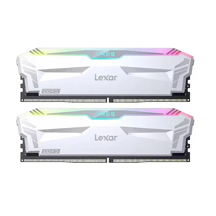 رم کامپیوتر لکسار Ares RGB DDR5 32GB Dual 6400MHz CL32 White -gallery-3