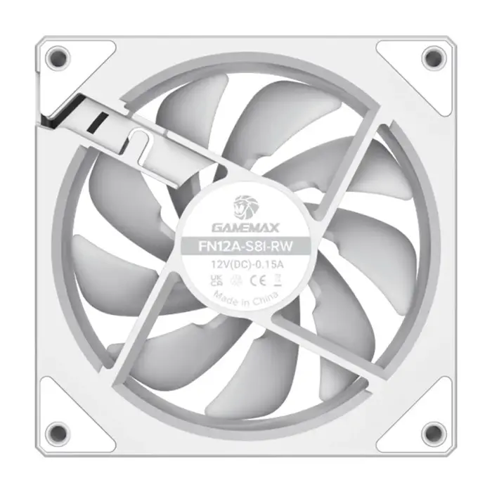 فن کیس گیم مکس FN12A-S8I-RW White -gallery-7