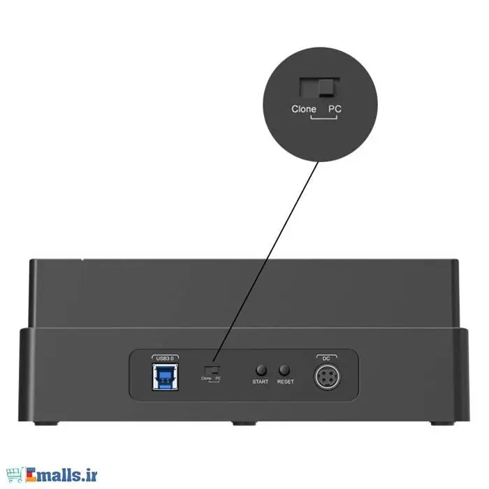 داک استیشن هارد 2.5 و 3.5 اینج اوریکو مدل 6648 یو اس 3 سی -gallery-13