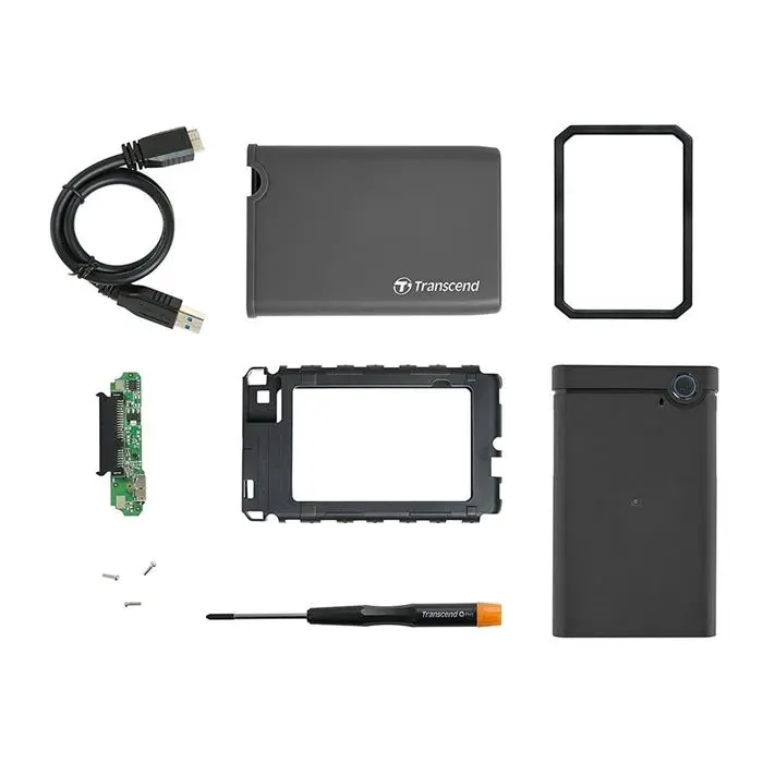 قاب اکسترنال هارددیسک 2.5 اینچ و حافظه اس اس دی USB 3.0 ترنسند مدل 25CK3 -gallery-14