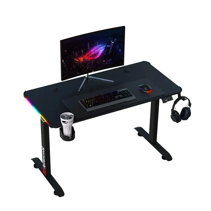 میز گیمینگ موتور دار ردراگون GD 3330 M BLACK 140cm RGB -gallery-13