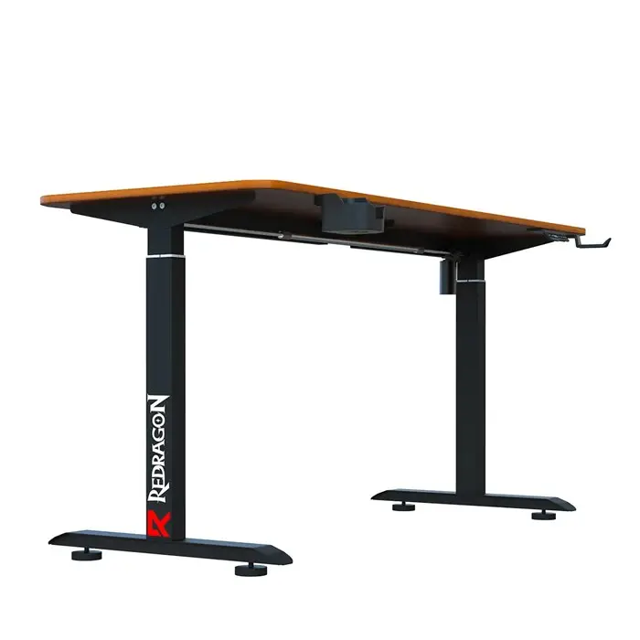 میز کامپیوتر گیمینگ موتور دار ردراگون مدل GD-3500NT-M WALNUT WOOD 140cm -gallery-4