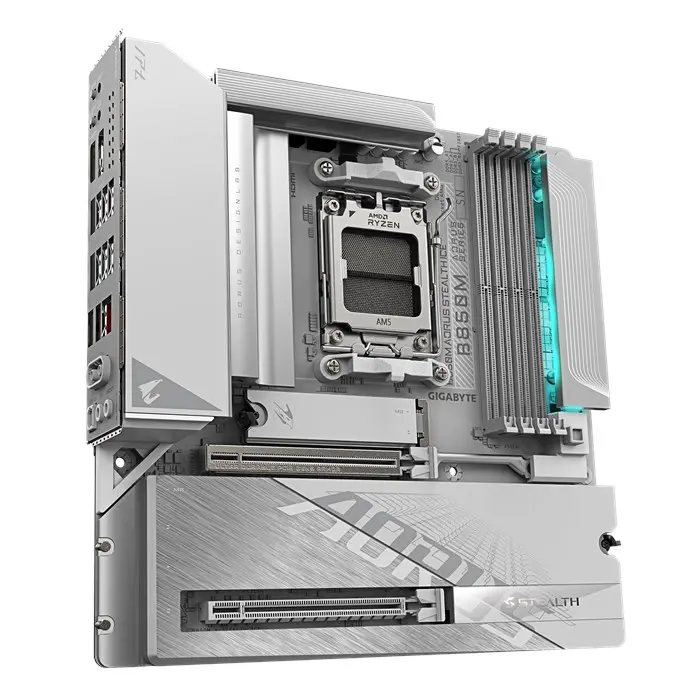 مادربرد گیگابایت مدل B850M AORUS STEALTH ICE AM5 -gallery-2