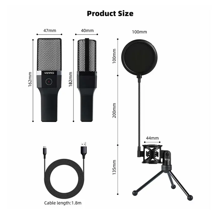 میکروفون استودیویی یانمای مدل X1R RGB -gallery-5