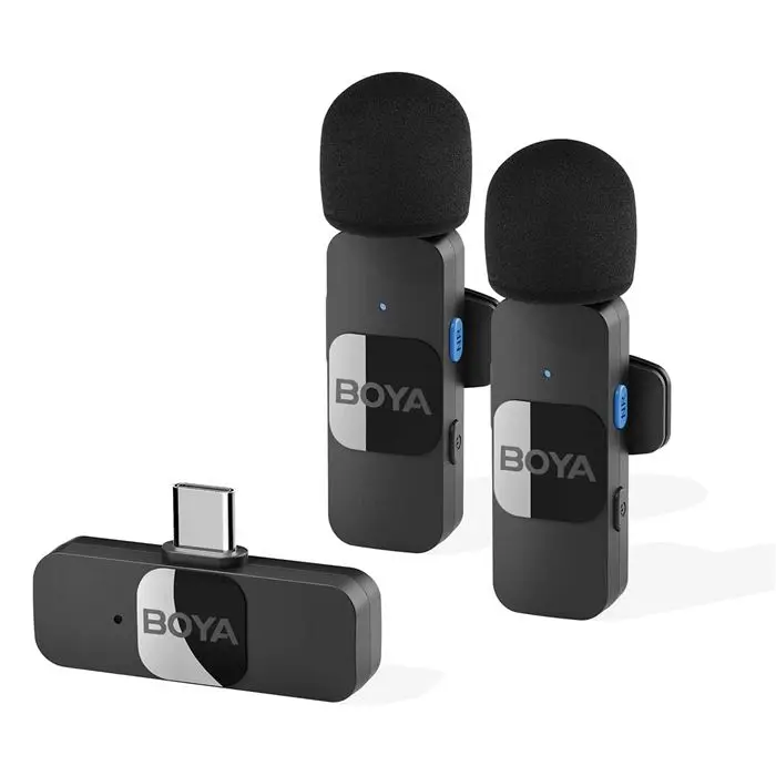 میکروفون یقه ای بی سیم بویا مدل BY-V20 رابط Type-C -gallery-1