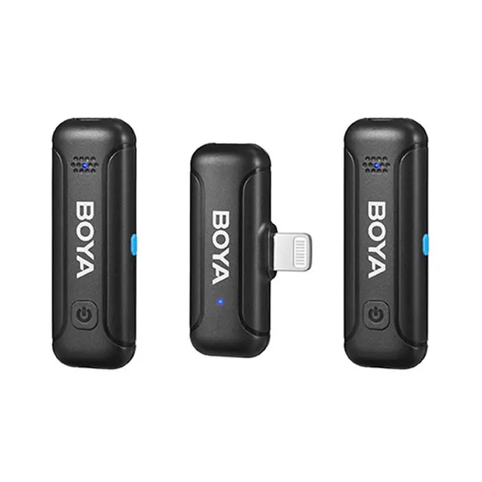 میکروفون یقه ای بی سیم بویا مدل BY-WM3T-D2 رابط Lightning -gallery-8