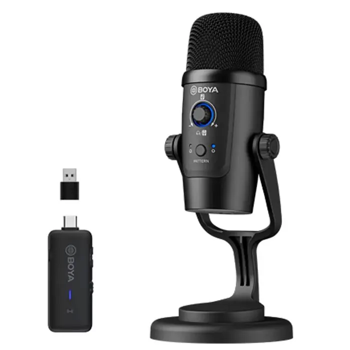 میکروفون استودیویی بی سیم/با سیم بویا مدل BY-PM500W -gallery-5