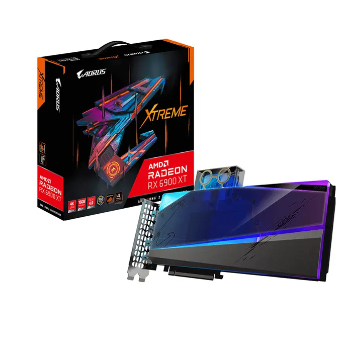کارت گرافیک گیگابایت مدل AORUS RX 6900 XT XTREME WATERFORCE WB 16G -gallery-6