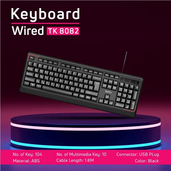 کیبورد تسکو مدل TK 8082 -gallery-5