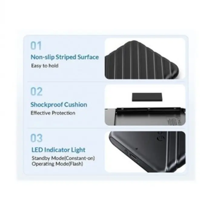 باکس هارد 2.5 اینچ USB 3.1 اوریکو 25PW1C C3 -gallery-4