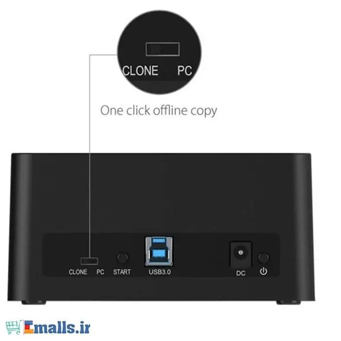 ایستگاه داک هارد 2.5 و 3.5 اینج اوریکو USB 3.0 -gallery-14