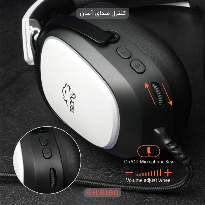 هدست گیمینگ تسکو مدل GH 6160 Luxor -gallery-24