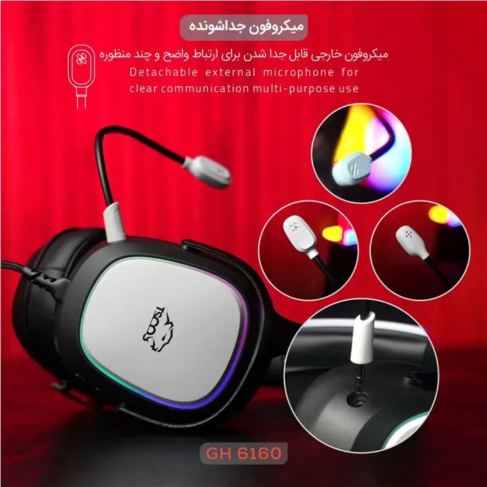 هدست گیمینگ تسکو مدل GH 6160 Luxor -gallery-3
