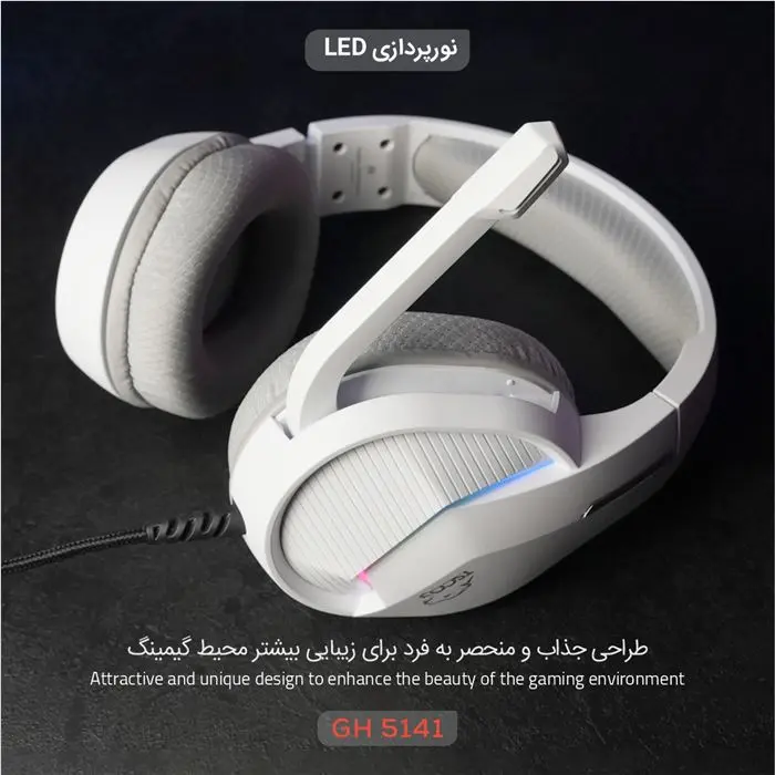 هدست گیمینگ تسکو مدل GH 5141 Zonyx RGB -gallery-2